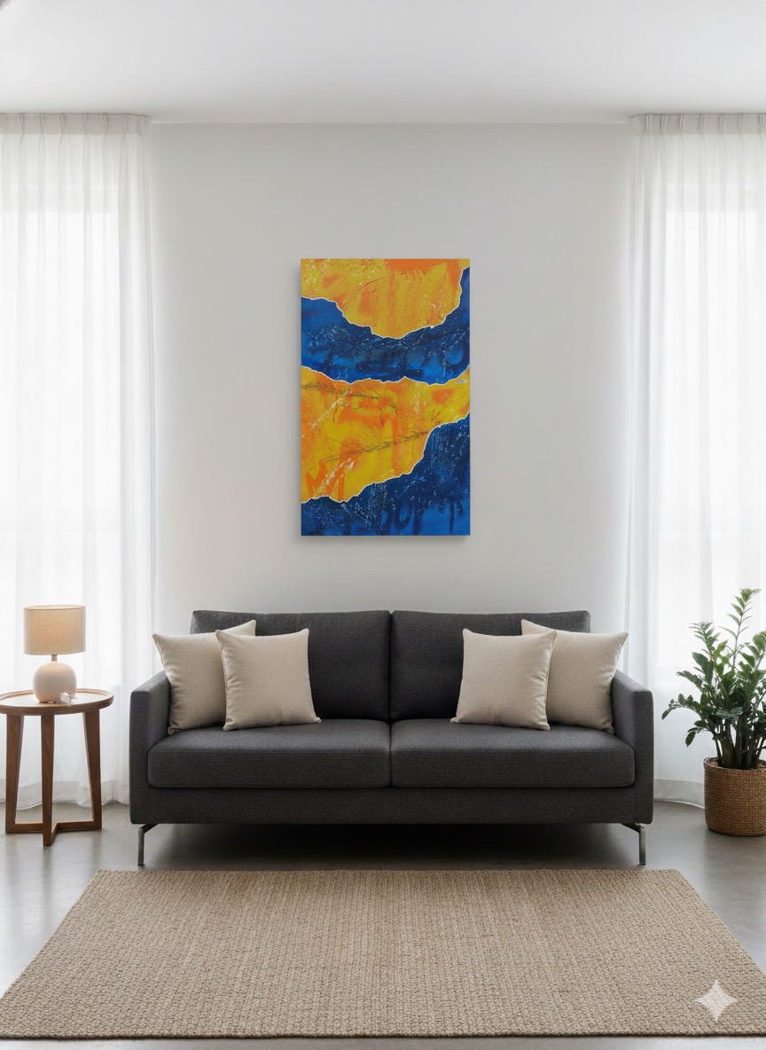 Quadro Cicatrizes Cromáticas